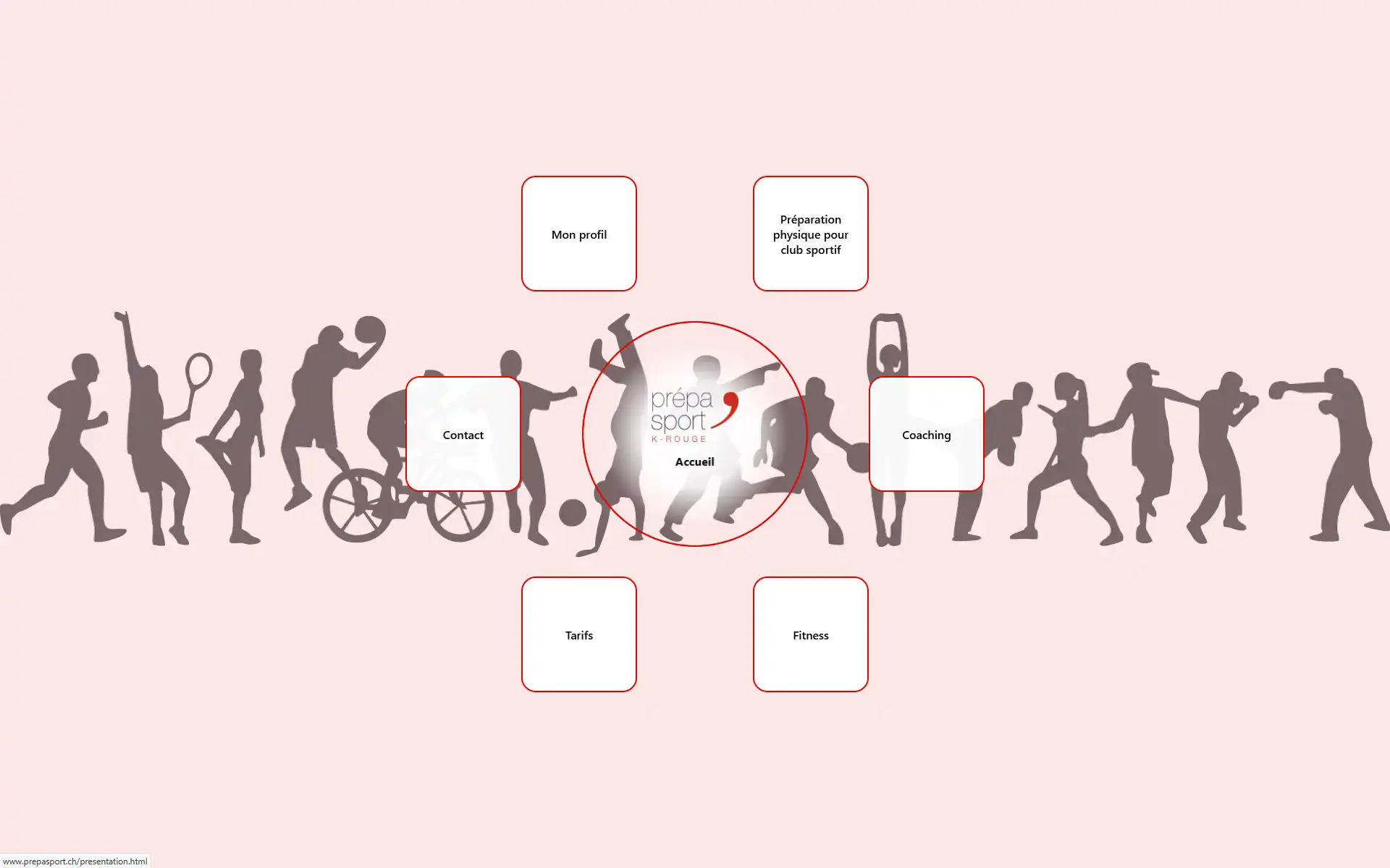 Site web réalisé pour Prépa'Sport — développeur web Genève